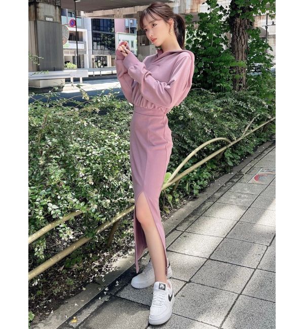 RESEXXY「スウェットフーディワンピース」|ワンピース|