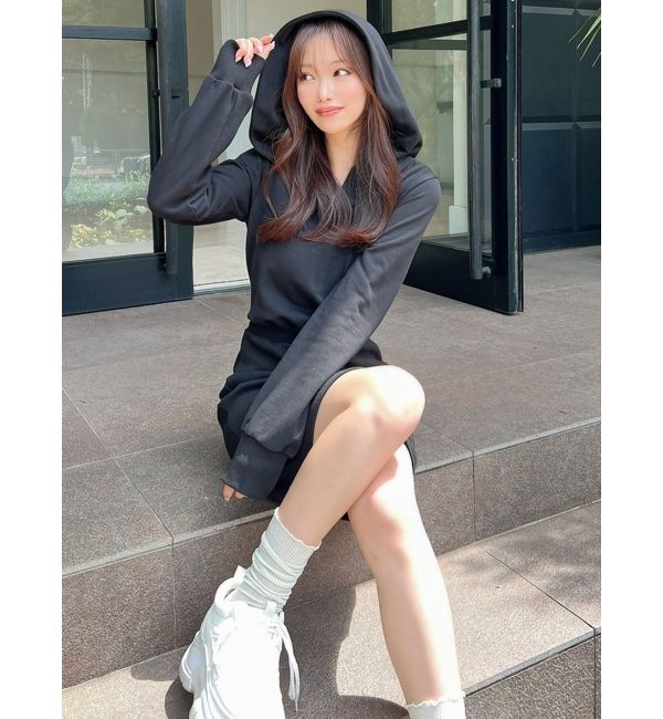 RESEXXY「スウェットフーディワンピース」|ワンピース|