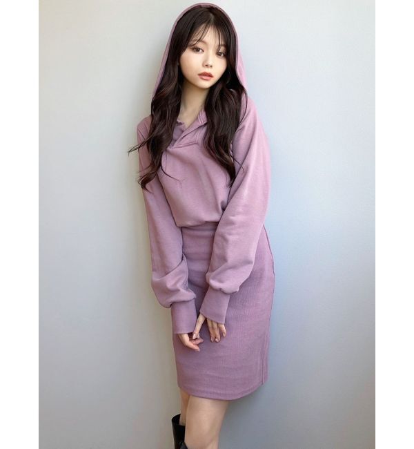 RESEXXY「スウェットフーディワンピース」|ワンピース|