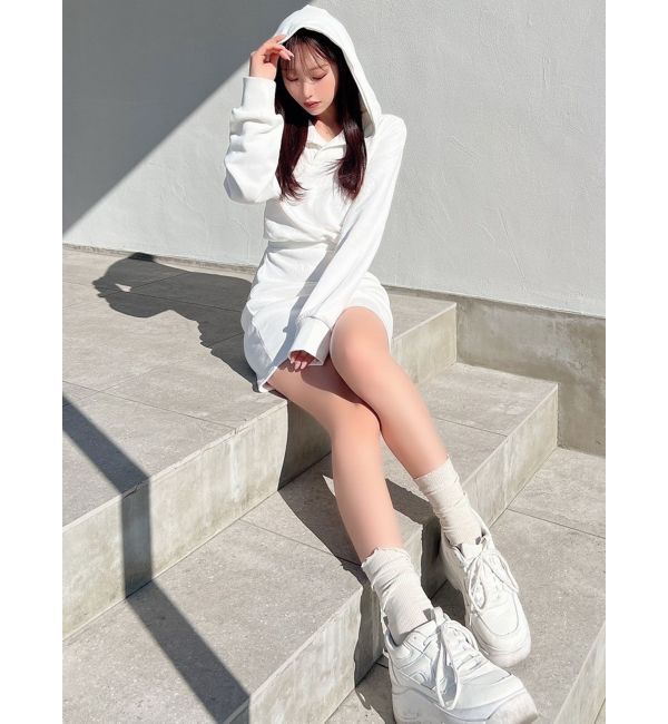 RESEXXY「スウェットフーディワンピース」|ワンピース|