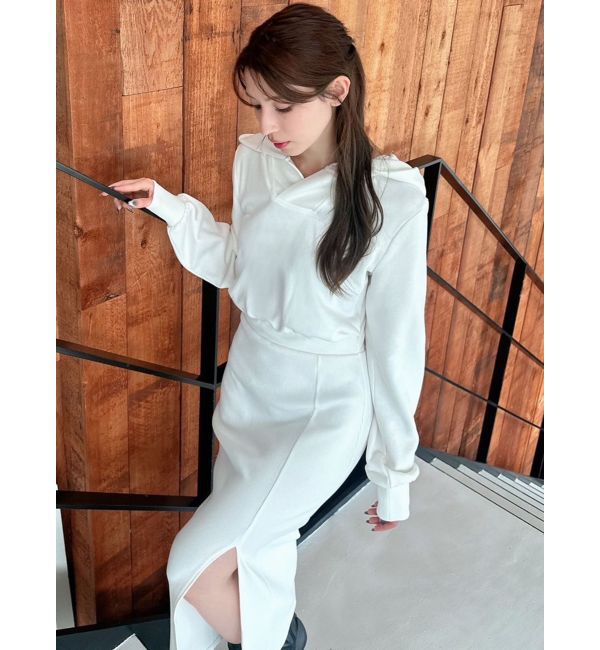 RESEXXY「スウェットフーディワンピース」|ワンピース|