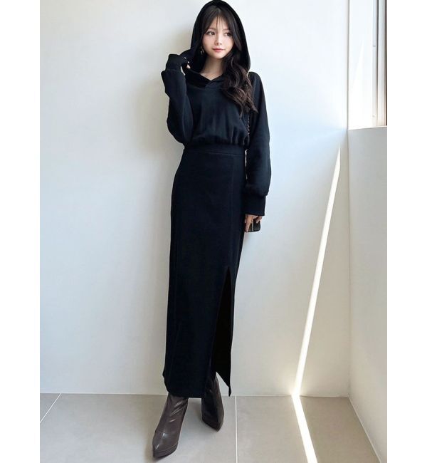 RESEXXY「スウェットフーディワンピース」|ワンピース|