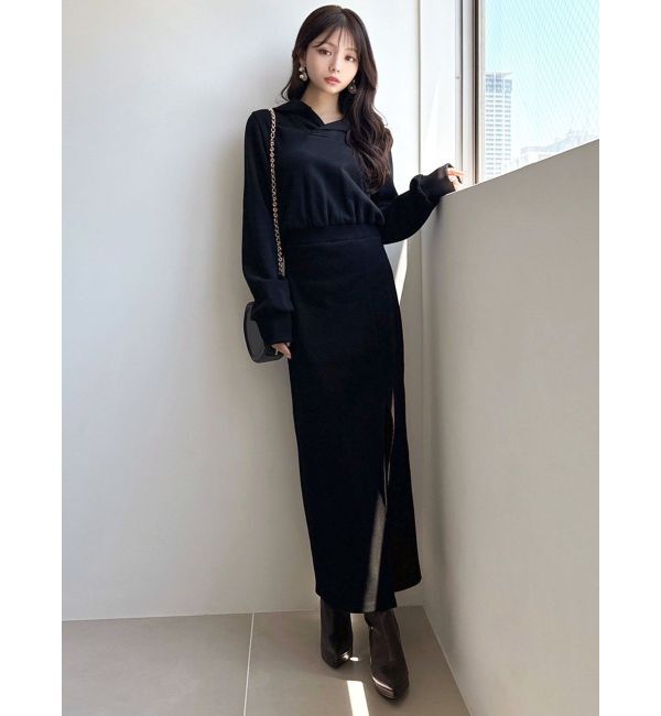 RESEXXY「スウェットフーディワンピース」|ワンピース|