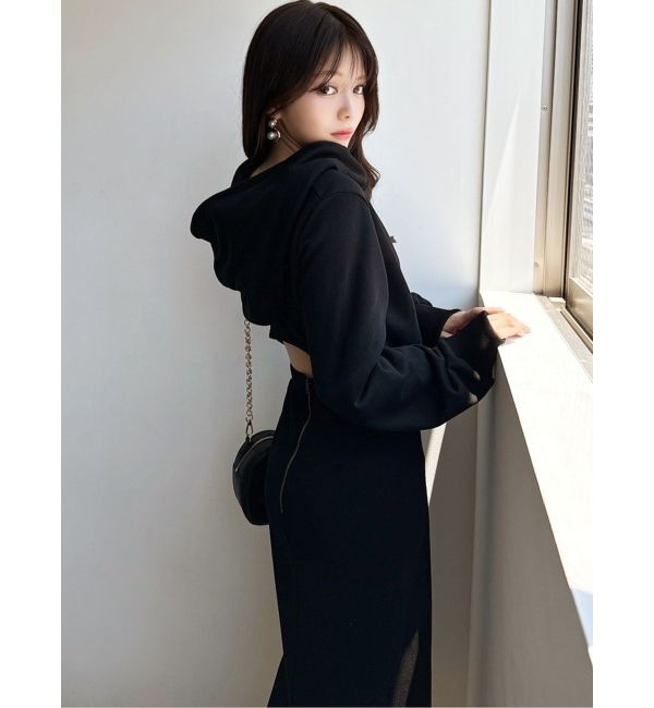 RESEXXY「スウェットフーディワンピース」|ワンピース|