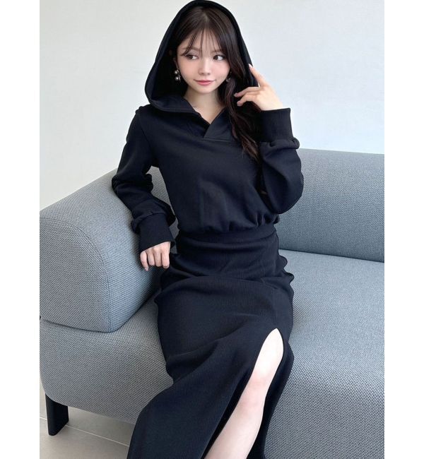 RESEXXY「スウェットフーディワンピース」|ワンピース|