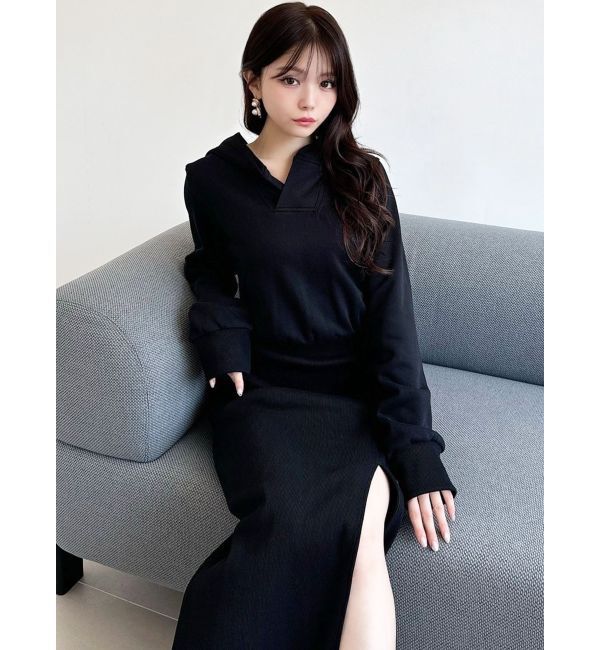 RESEXXY「スウェットフーディワンピース」|ワンピース|