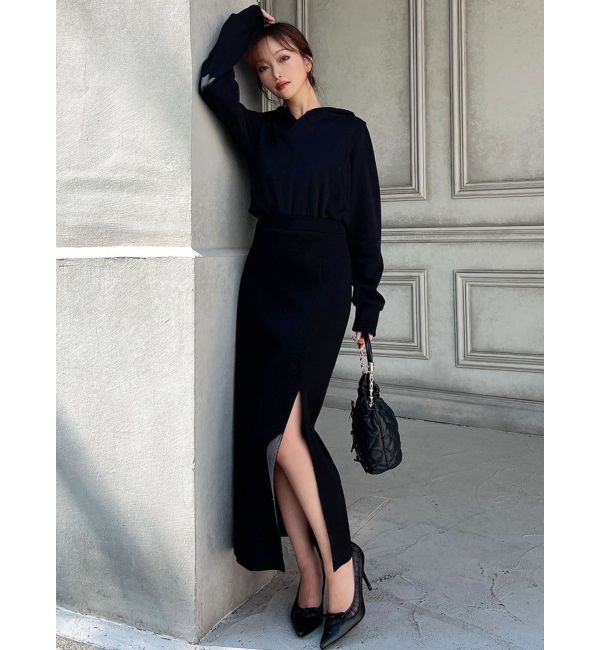 RESEXXY「スウェットフーディワンピース」|ワンピース|