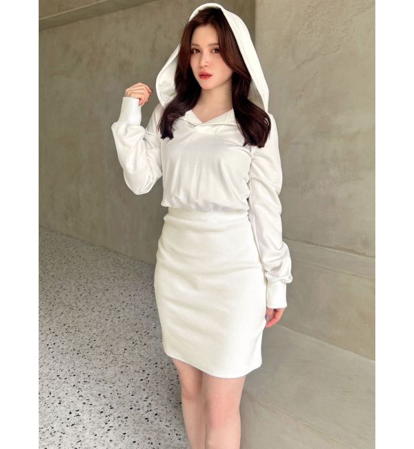 RESEXXY「スウェットフーディワンピース」|ワンピース|