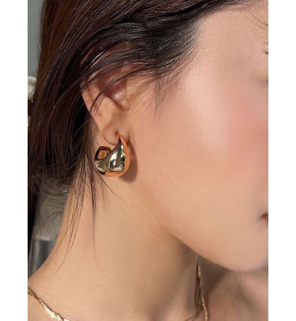 RESEXXY「プランプフープピアス」|ピアス|ゴールド