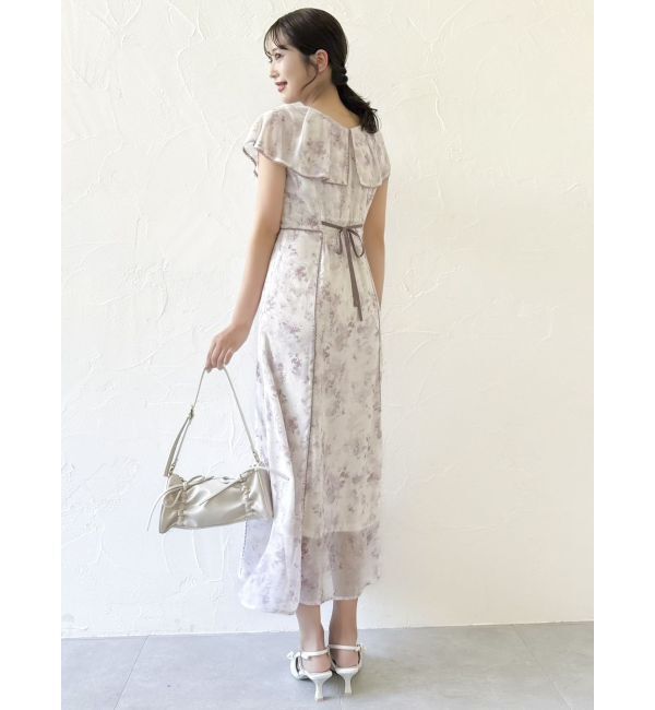 dazzlin「ビックカラーレーストリムワンピース」|ワンピース|