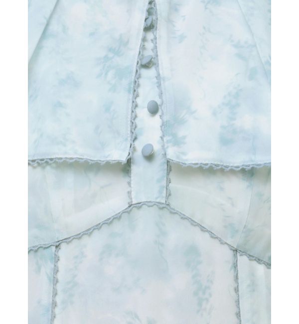 dazzlin「ビックカラーレーストリムワンピース」|ワンピース|