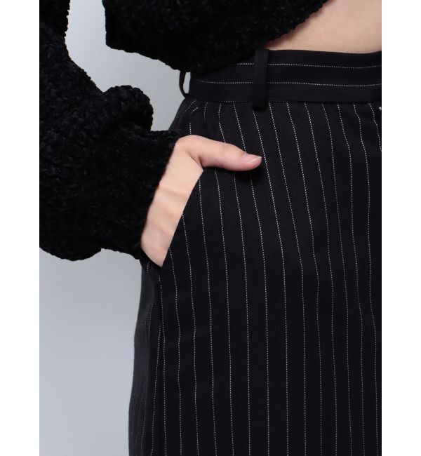 EMODA「ストライプハイウエストロングスカート」|スカート|