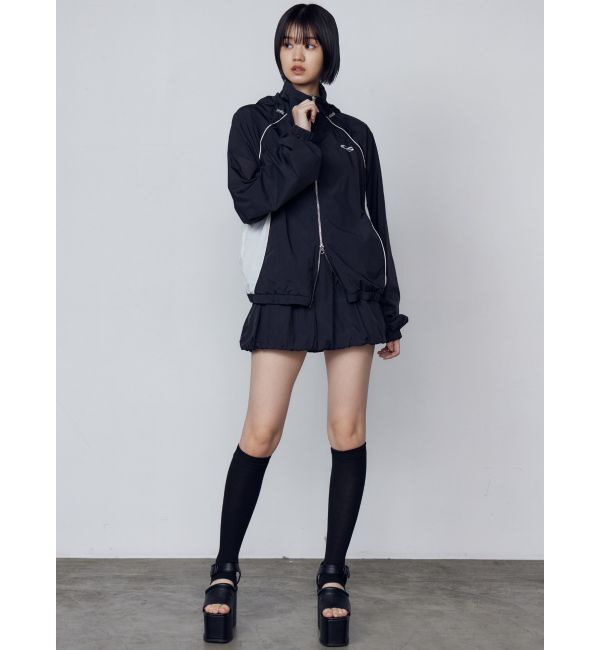 EMODA「ナイロンジップアップブルゾン」|ブルゾン・スタジャン|
