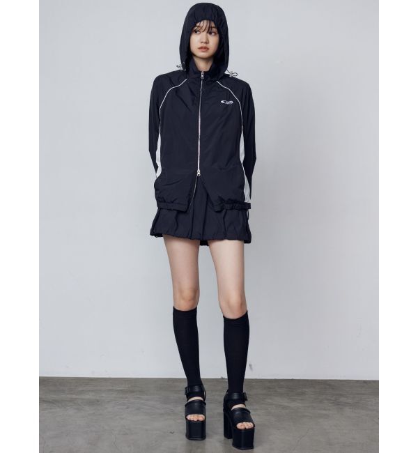 EMODA「ナイロンジップアップブルゾン」|ブルゾン・スタジャン|