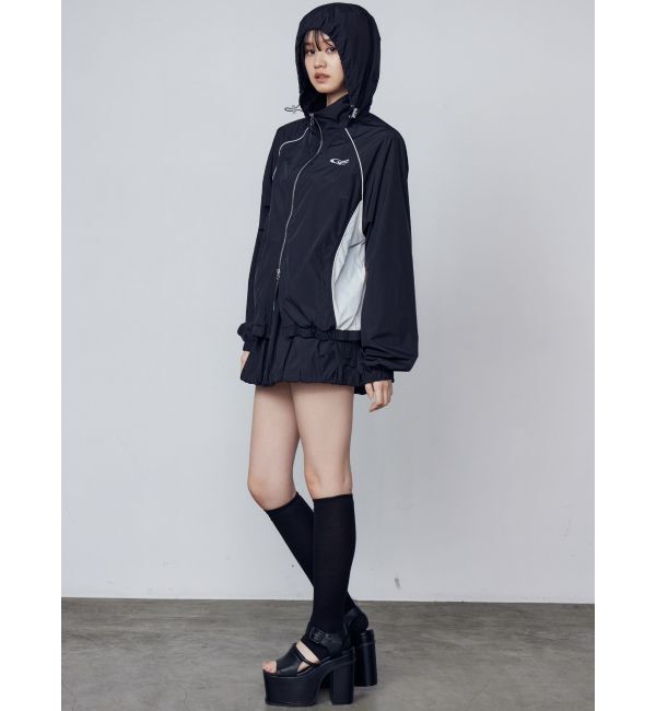 EMODA「ナイロンジップアップブルゾン」|ブルゾン・スタジャン|