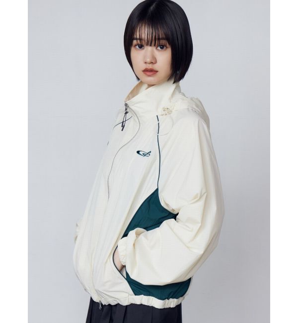 EMODA「ナイロンジップアップブルゾン」|ブルゾン・スタジャン|