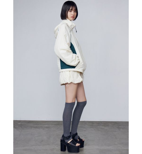 EMODA「ナイロンジップアップブルゾン」|ブルゾン・スタジャン|