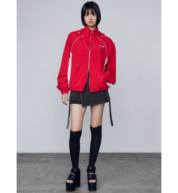 EMODA「ナイロンジップアップブルゾン」|ブルゾン・スタジャン|