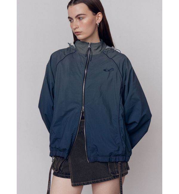 EMODA「ナイロンジップアップブルゾン」|ブルゾン・スタジャン|