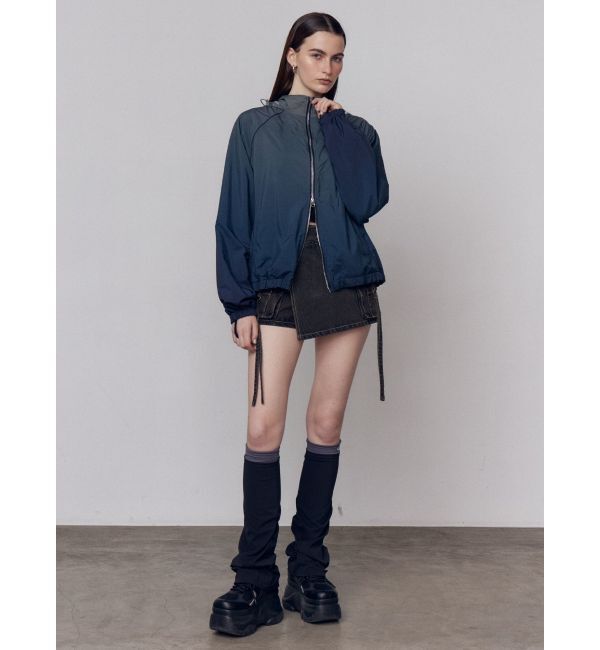 EMODA「ナイロンジップアップブルゾン」|ブルゾン・スタジャン|