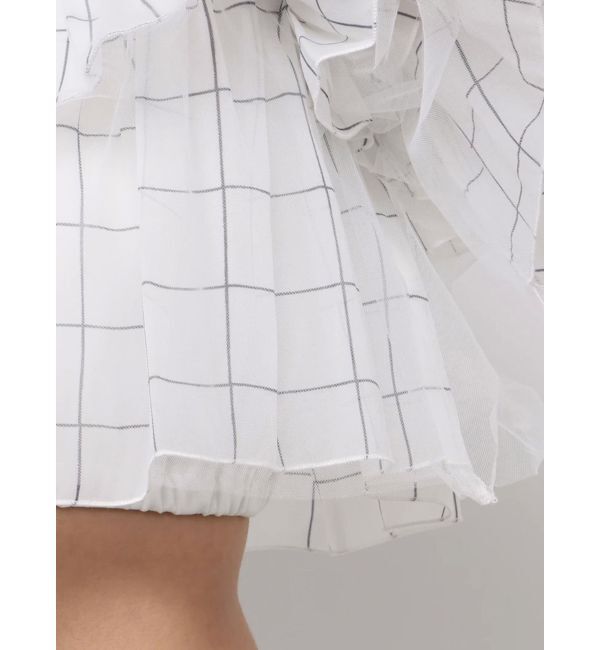 MERCURYDUO「チュールフリルトップス」|シャツ・ブラウス|