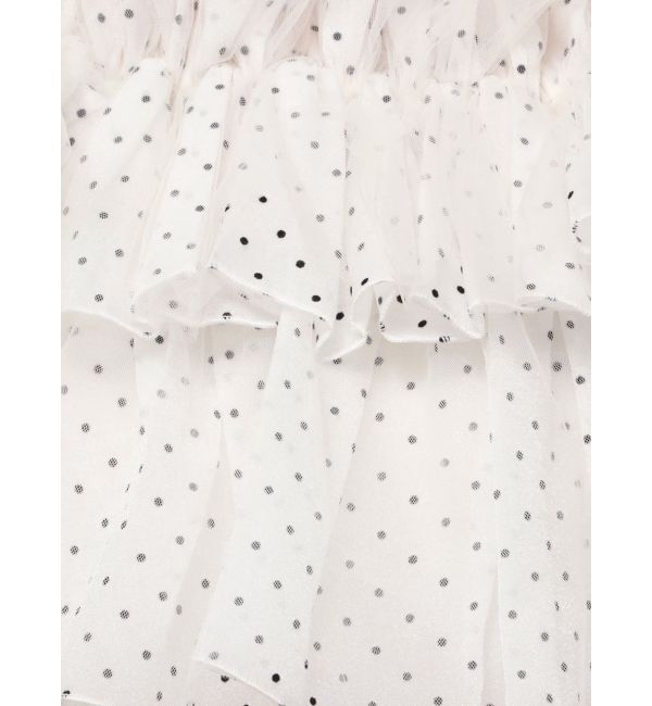 MERCURYDUO「チュールフリルトップス」|シャツ・ブラウス|