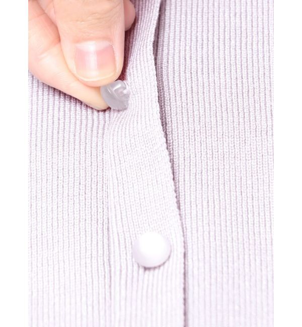 MERCURYDUO「2WAYオーガンジードッキングラッフルニット」|ニット・セーター|