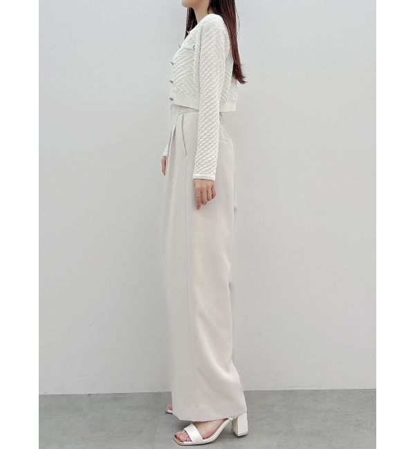 MERCURYDUO「ツィードニットカーデ」|カーディガン|