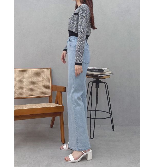 MERCURYDUO「ツィードニットカーデ」|カーディガン|