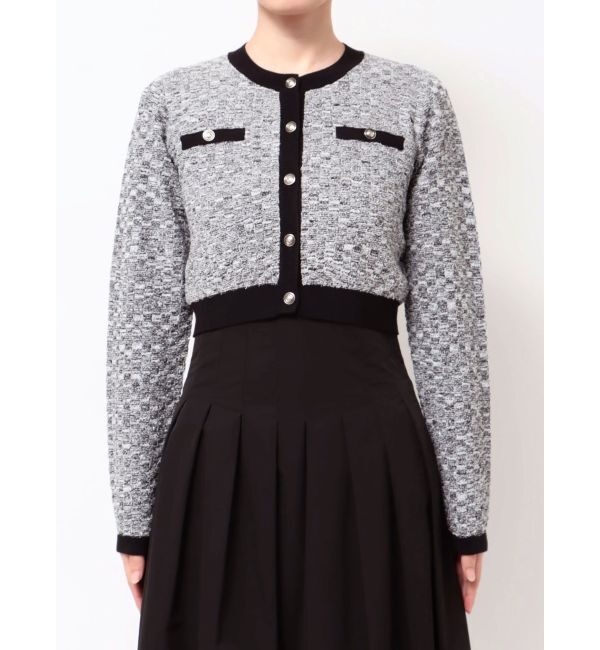 MERCURYDUO「ツィードニットカーデ」|カーディガン|