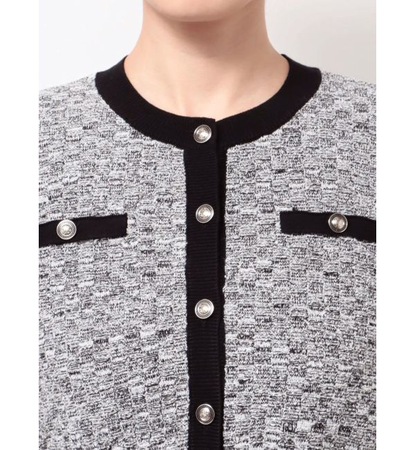 MERCURYDUO「ツィードニットカーデ」|カーディガン|
