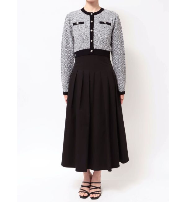 MERCURYDUO「ツィードニットカーデ」|カーディガン|