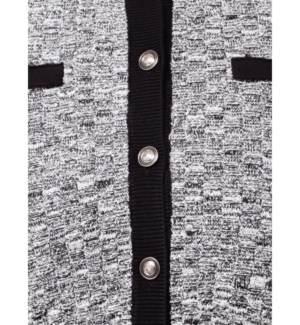 MERCURYDUO「ツィードニットカーデ」|カーディガン|