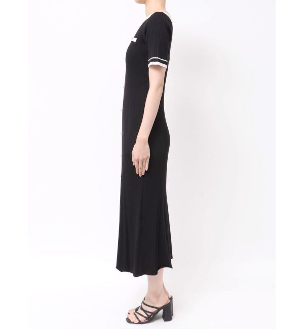 MERCURYDUO「バイカラーニットワンピース」|ワンピース|