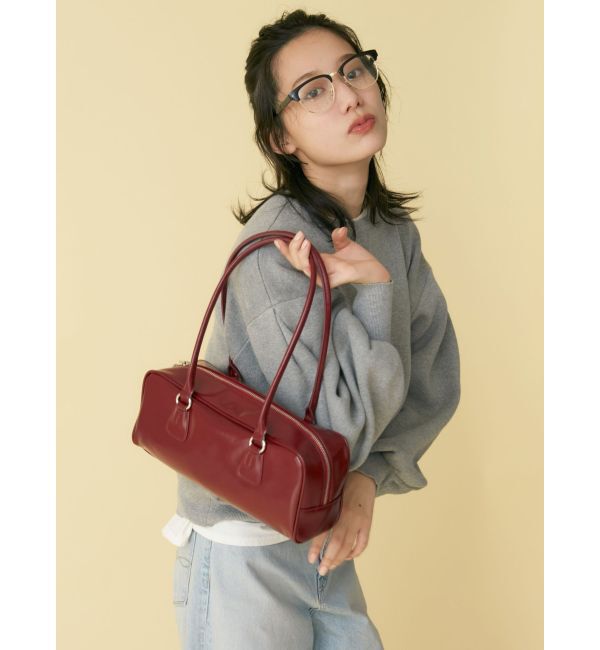 Ungrid「スクエアハンドバッグ」|その他|レッド
