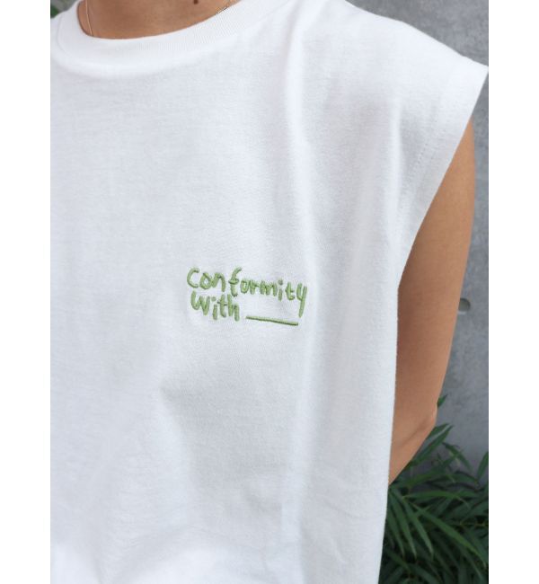 Ungrid「カラーエンブロイダリータンクトップ」|タンクトップ|