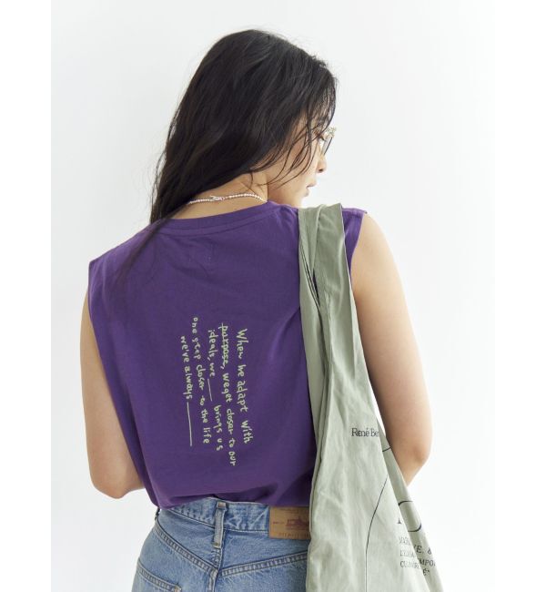 Ungrid「カラーエンブロイダリータンクトップ」|タンクトップ|