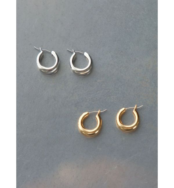 Ungrid「ミニフープデザインピアス」|ピアス|