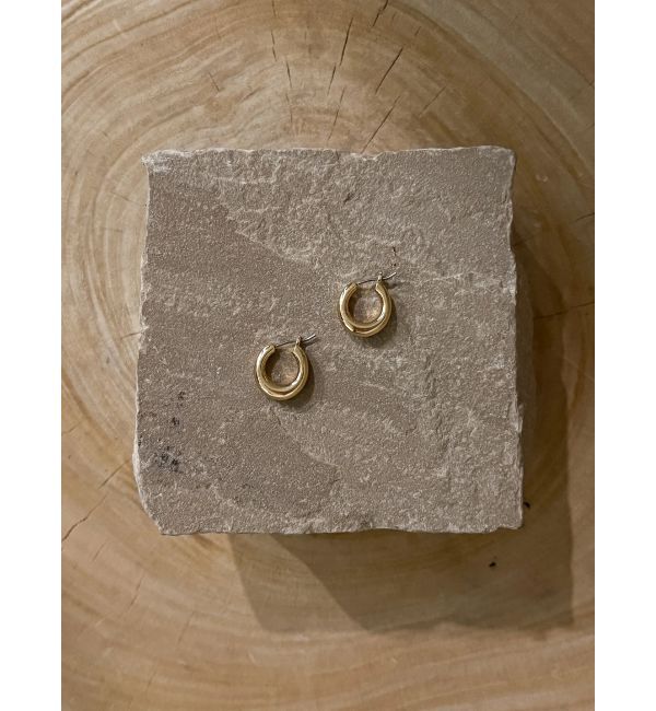 Ungrid「ミニフープデザインピアス」|ピアス|ゴールド