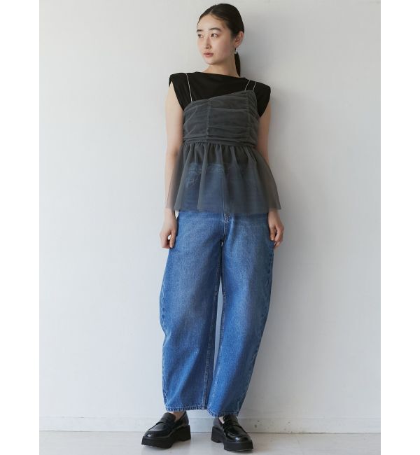 LAGUNAMOON「チュールペプラムセットカットワンピース」|ワンピース|