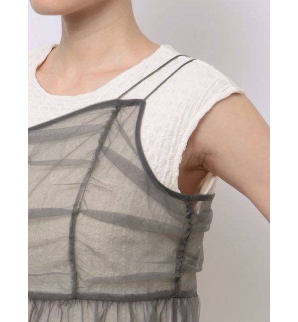 LAGUNAMOON「チュールペプラムセットカットワンピース」|ワンピース|