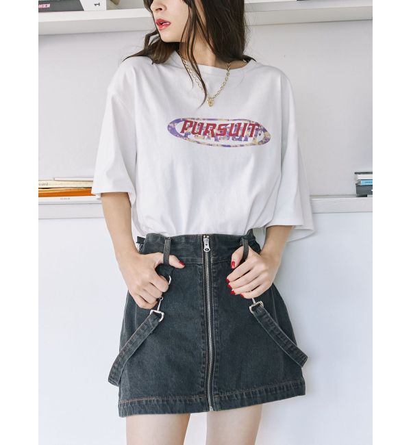 jouetie「バックローズBIG Tシャツ」|Tシャツ・カットソー|