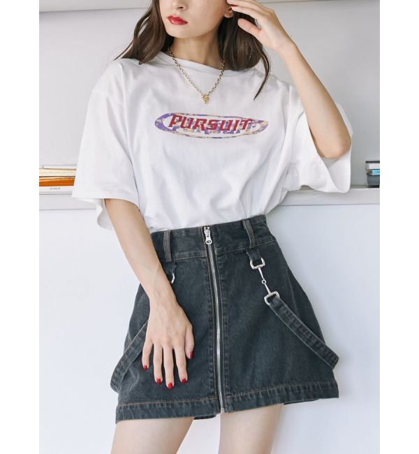 jouetie「バックローズBIG Tシャツ」|Tシャツ・カットソー|