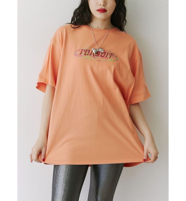 jouetie「バックローズBIG Tシャツ」|Tシャツ・カットソー|オレンジ