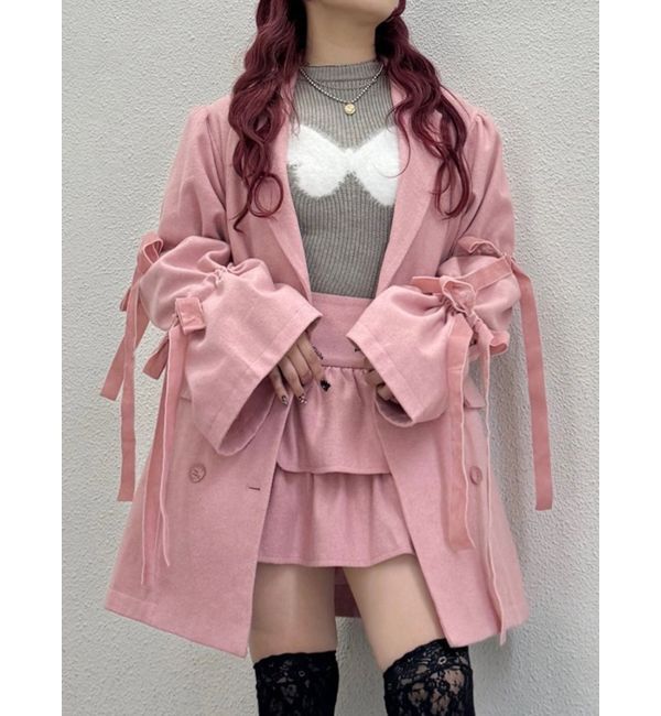 jouetie「BIGリボンジャケットコート」|その他|
