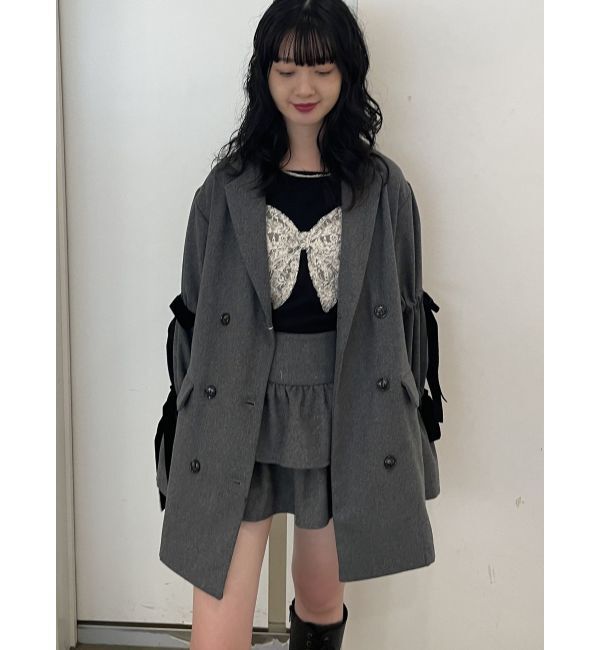 jouetie「BIGリボンジャケットコート」|その他|