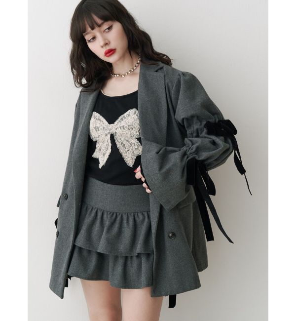 jouetie「BIGリボンジャケットコート」|その他|