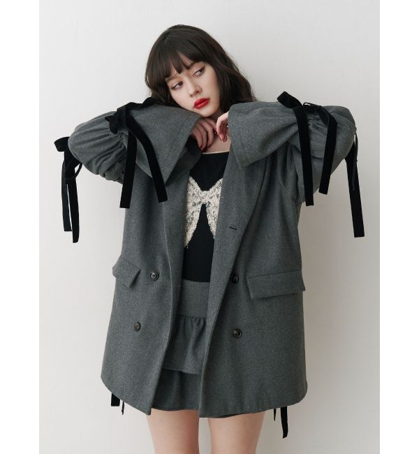 jouetie「BIGリボンジャケットコート」|その他|