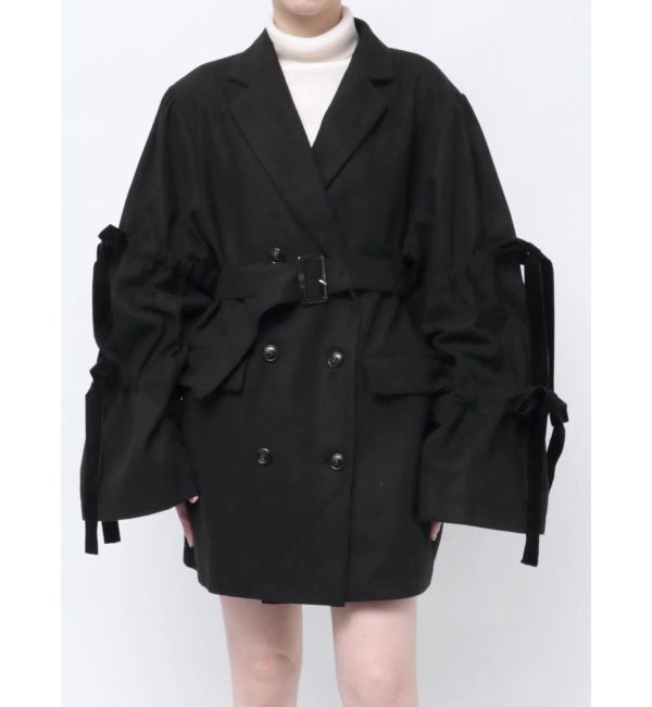 jouetie「BIGリボンジャケットコート」|その他|