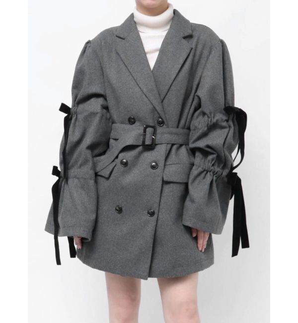 jouetie「BIGリボンジャケットコート」|その他|